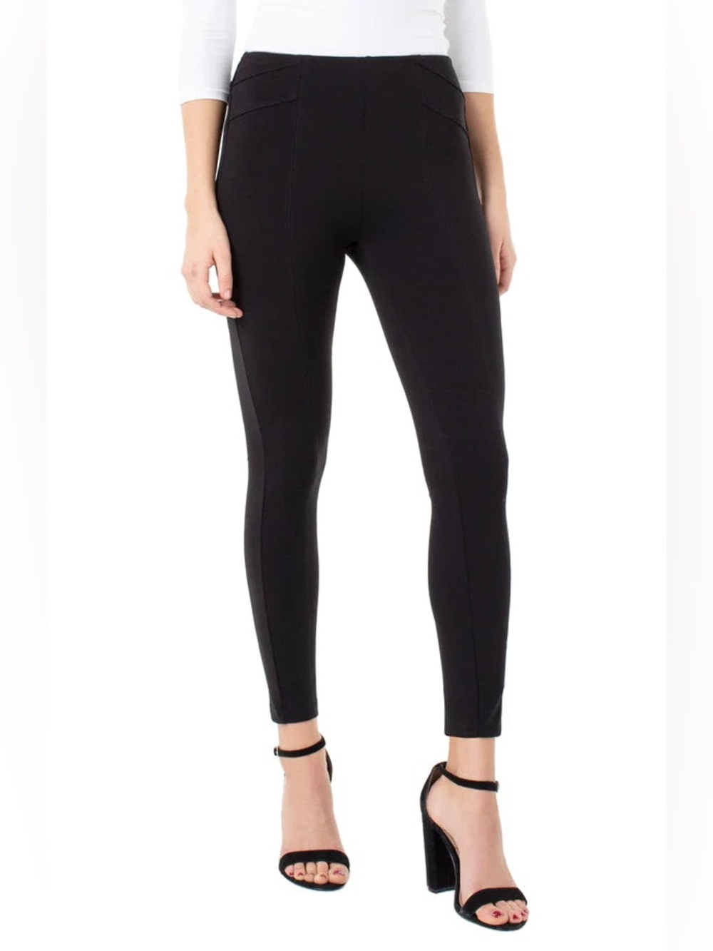 Liverpool Reese Seamed Pull-On Leggings Size 12
